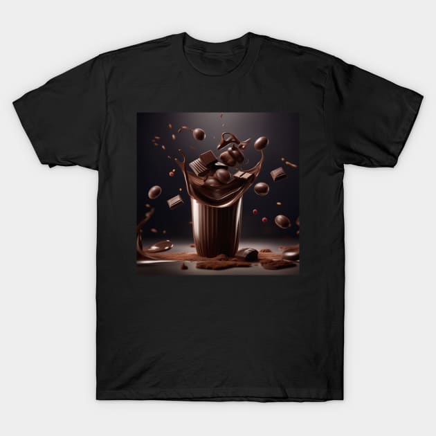 choco drink T-Shirt by Kopandavil